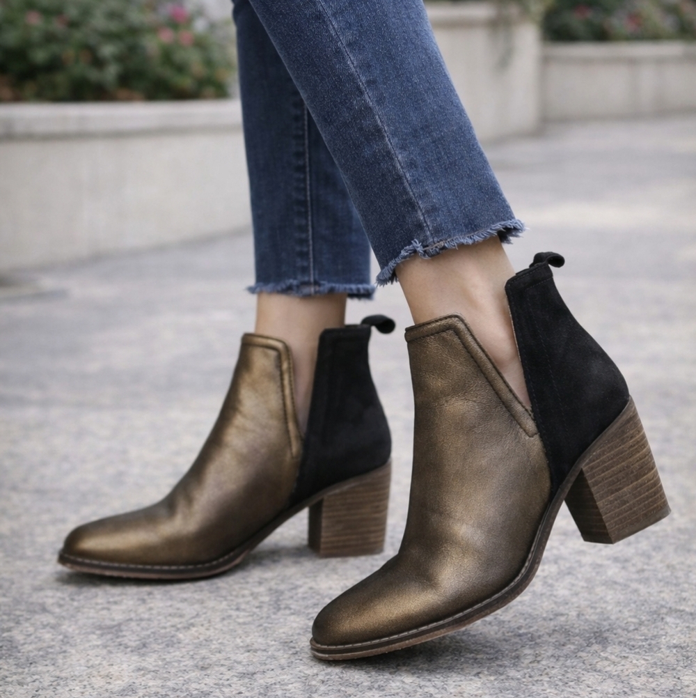 Diba.True | Later On Leather Ankle Boot, Size 8.5